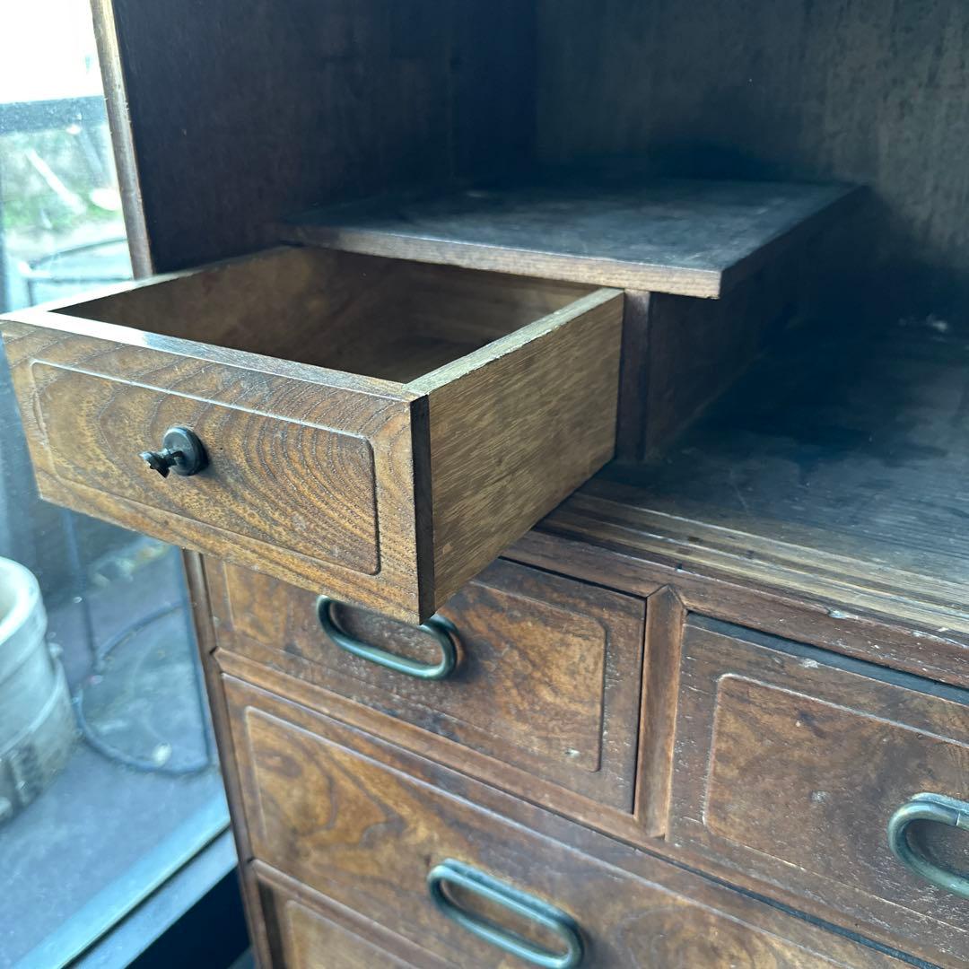 最終お値引き‼️小さめ和ダンス　食器棚や　収納棚に！