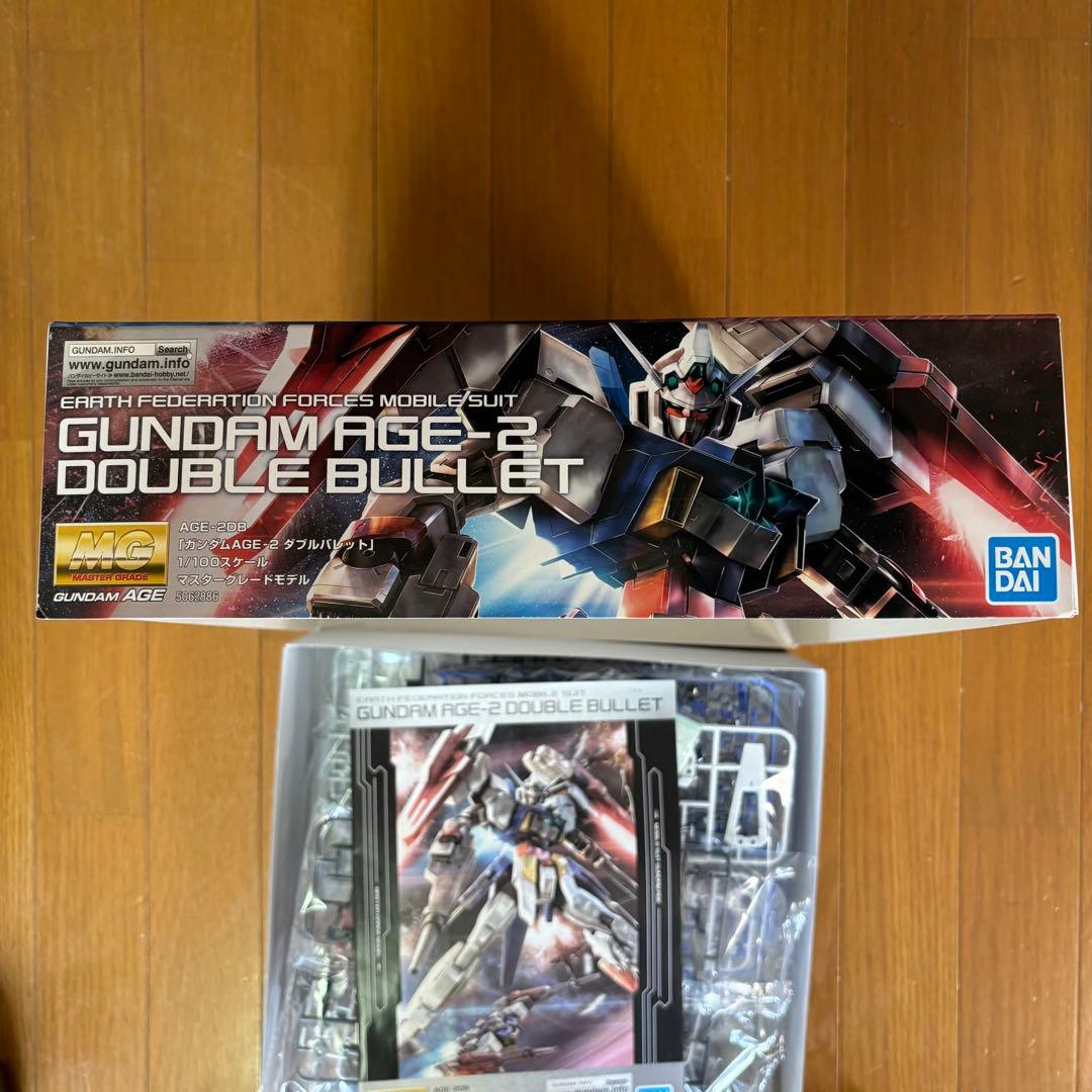 激レア バンダイ ガンダムMG ガンプラAGE-2 ダブルバレット 未組立 新品
