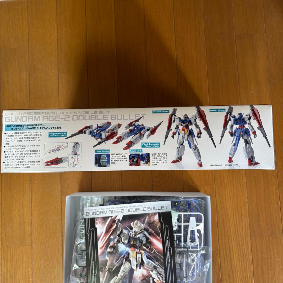 激レア バンダイ ガンダムMG ガンプラAGE-2 ダブルバレット 未組立 新品