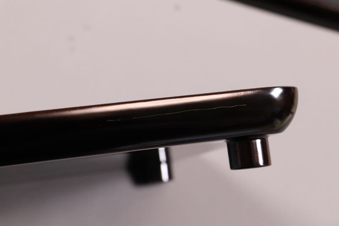 CL77 能登輪島塗 蔦金蒔絵 欅地 木地呂塗 足付四方膳 五客 木製漆器