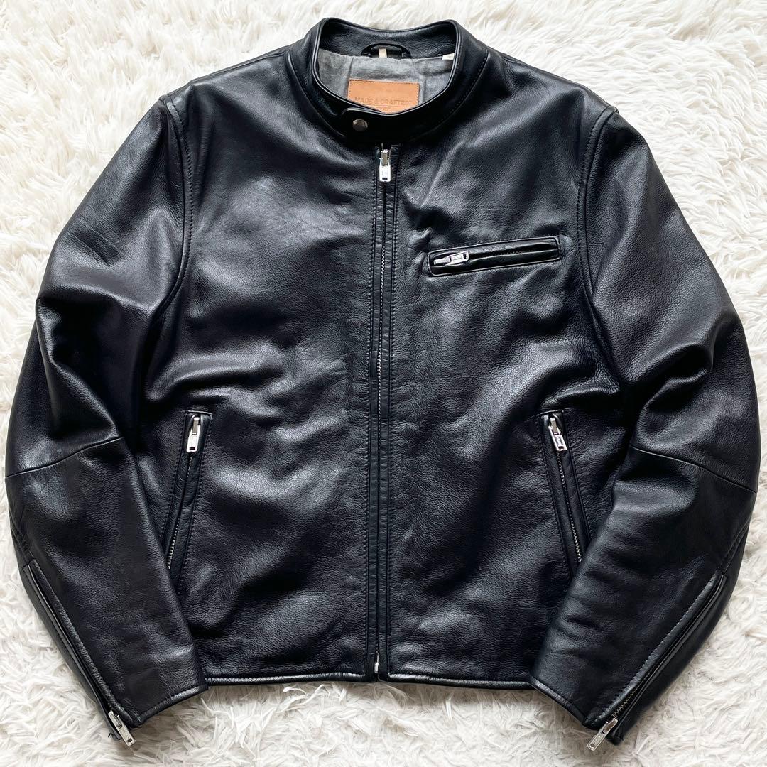 ジン LEVI'S メイドアンドクラフト レザー シングルライダース