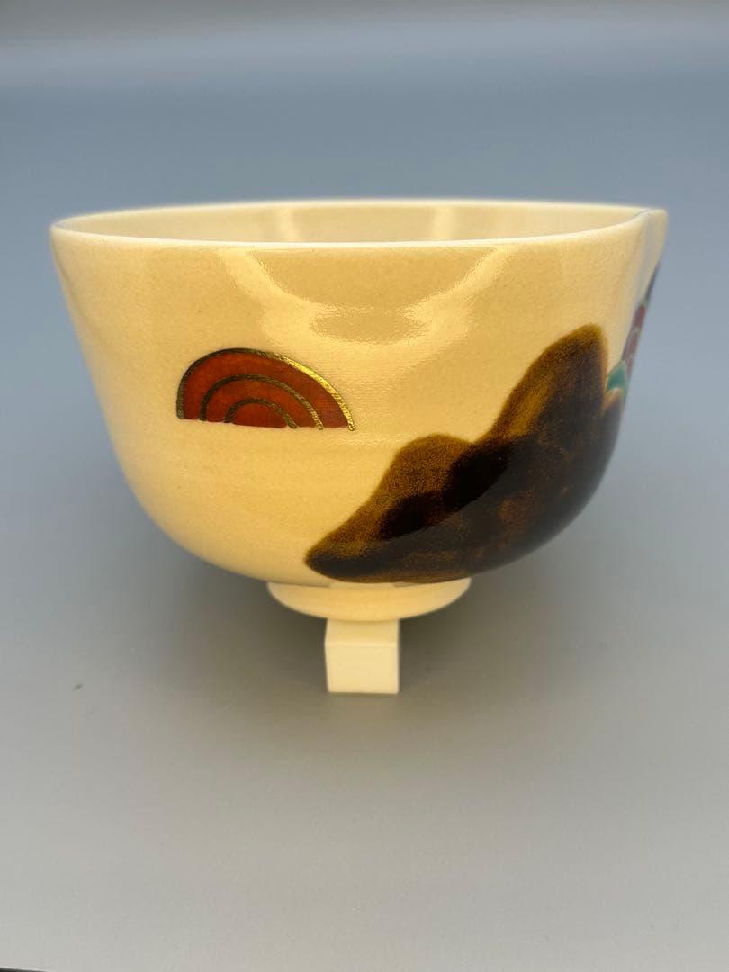 茶道具　茶碗　永楽善五郎　青海波