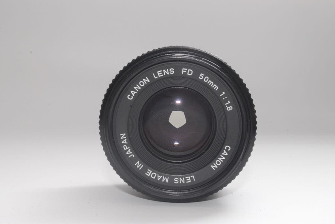 [美品]　Canon AE-1 ブラック fd 50mm f1.8
