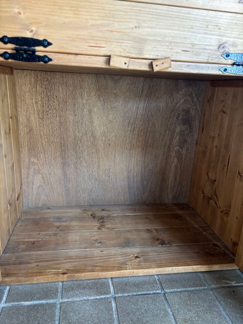 大幅値下げ‼️【美品】木製ハート型収納家具 カントリー調 シューズボックス