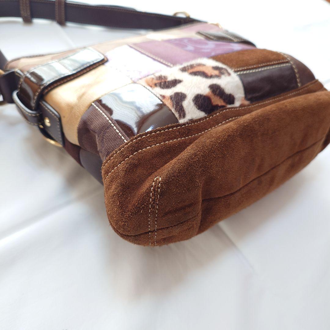 希少　COACH パッチワーク マルチ　ショルダーバッグ　ワンショルダー