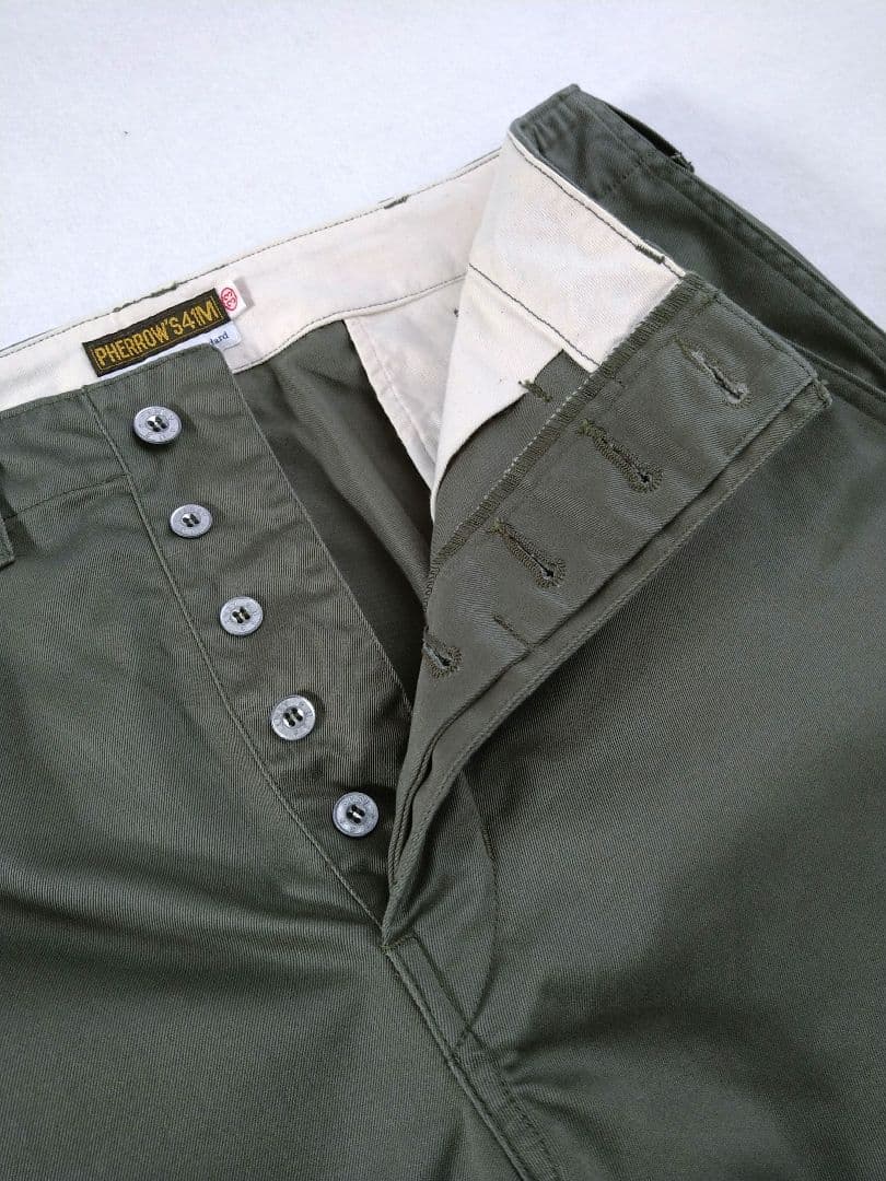 フェローズ P41M チノパン オリーブ M-41 トラウザー W33