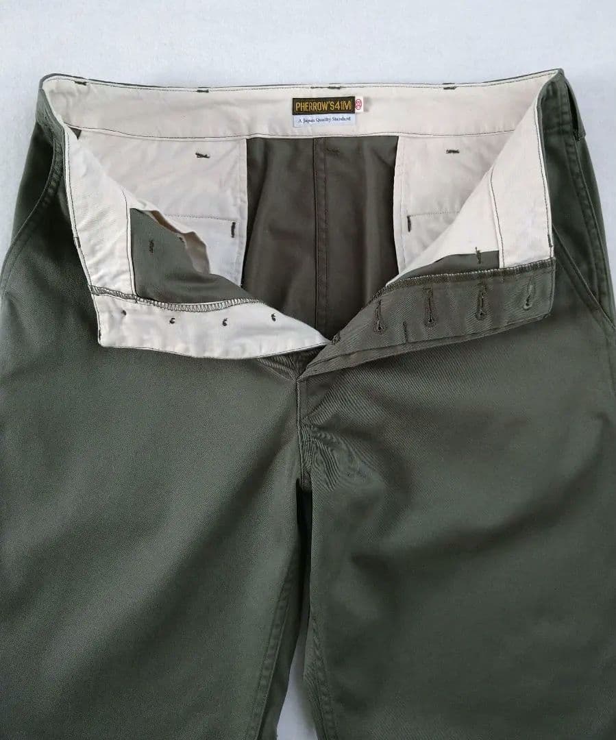 フェローズ P41M チノパン オリーブ M-41 トラウザー W33