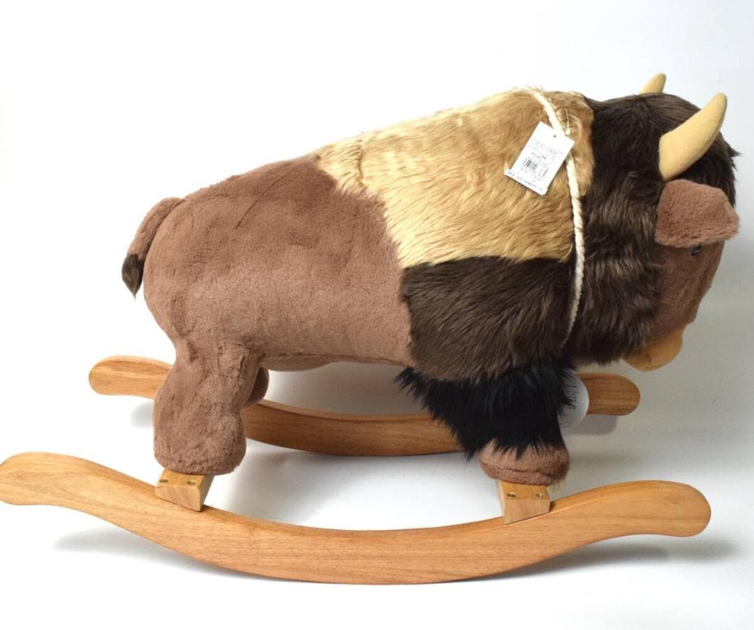 未使用6.4万 イルビゾンテ 特大 バッファロー ドール ぬいぐるみ