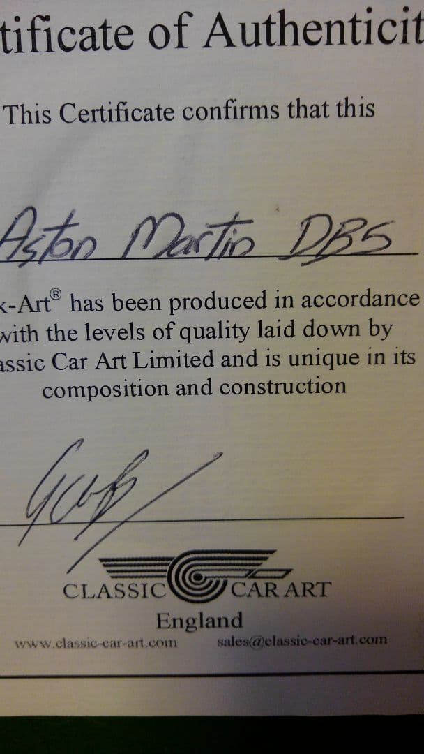 ASTON  MARTIN  DB5 ハンドメイド　ガレージ　ジオラマ