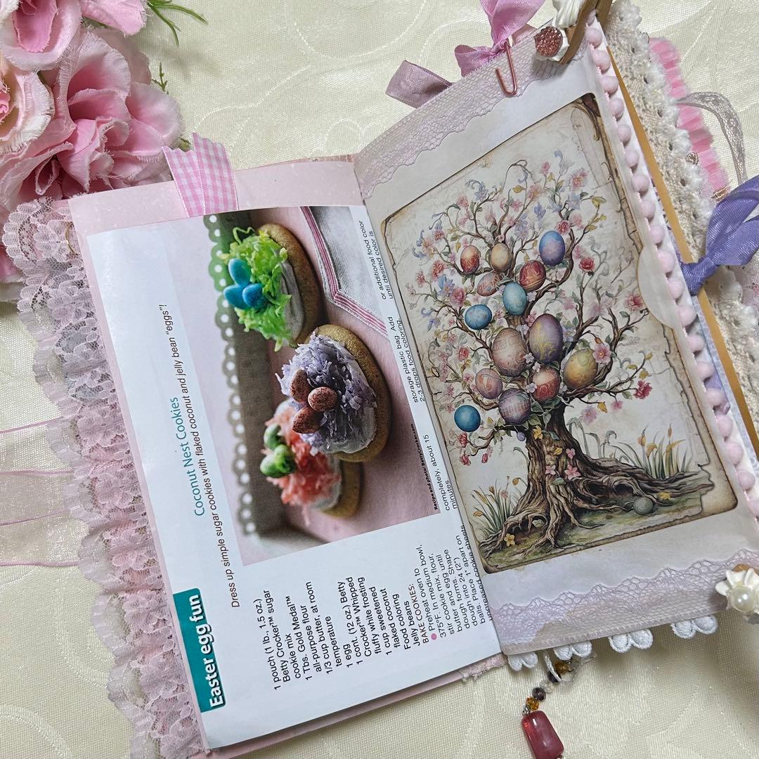 薔薇とレースのジャンクジャーナル・雑記帳　Happy Easter