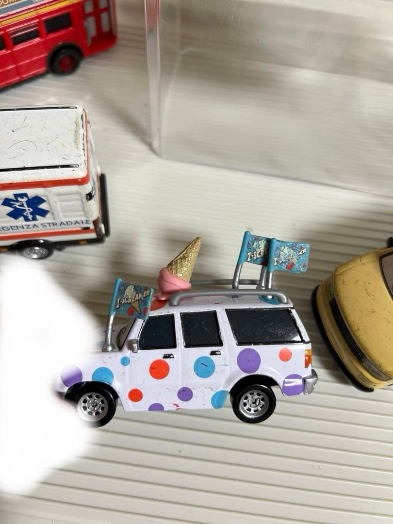 カーズ、ミニカー、マテル（フランク、ポルトコルサ、アイス、すもう）