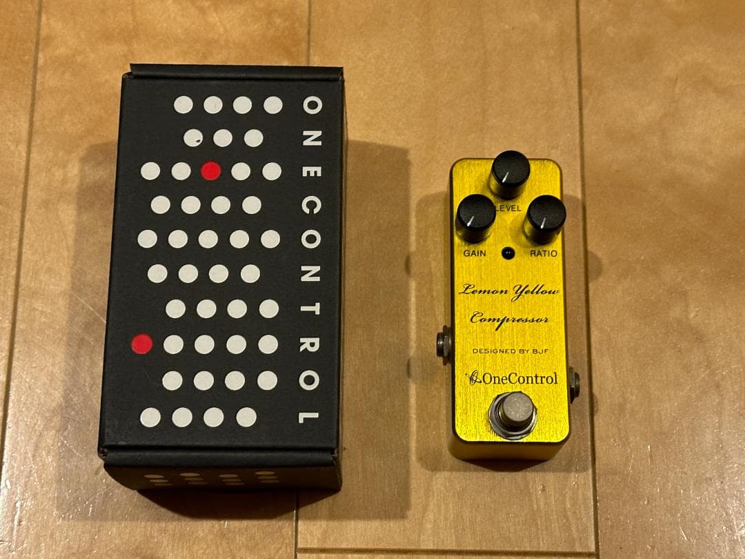 【美品】One Control Lemon Yellow Compressor