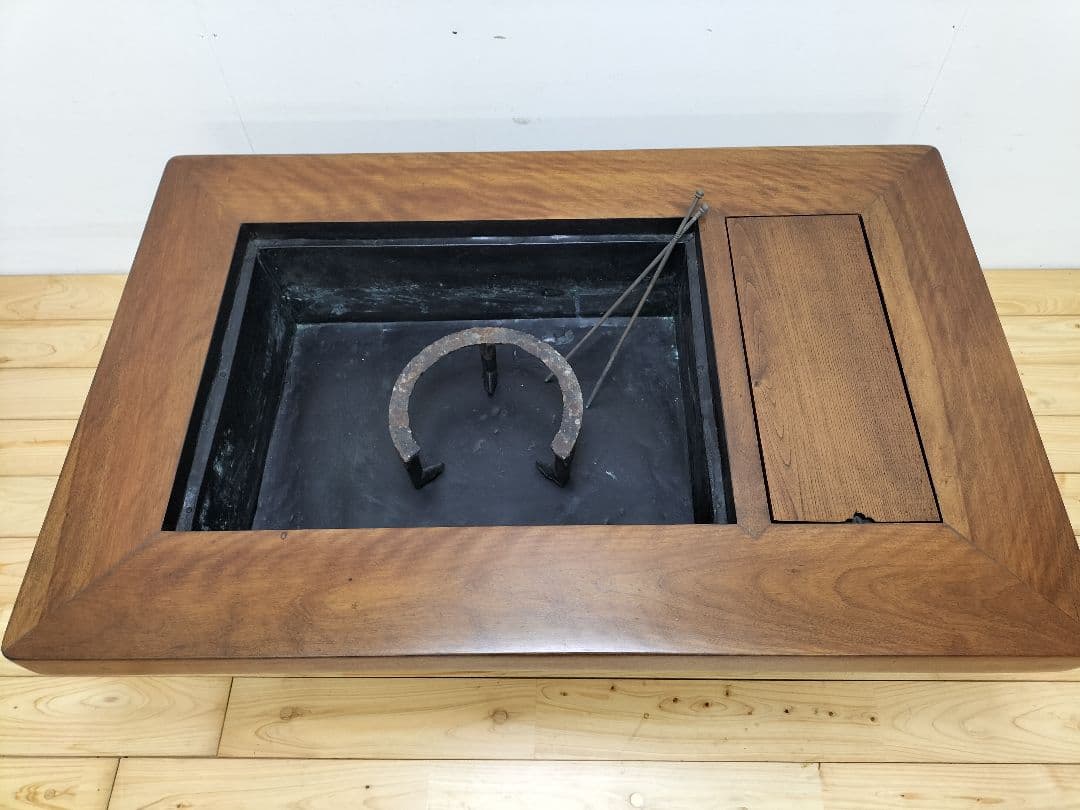 木製火鉢　ドーコ湯　燗銅壺