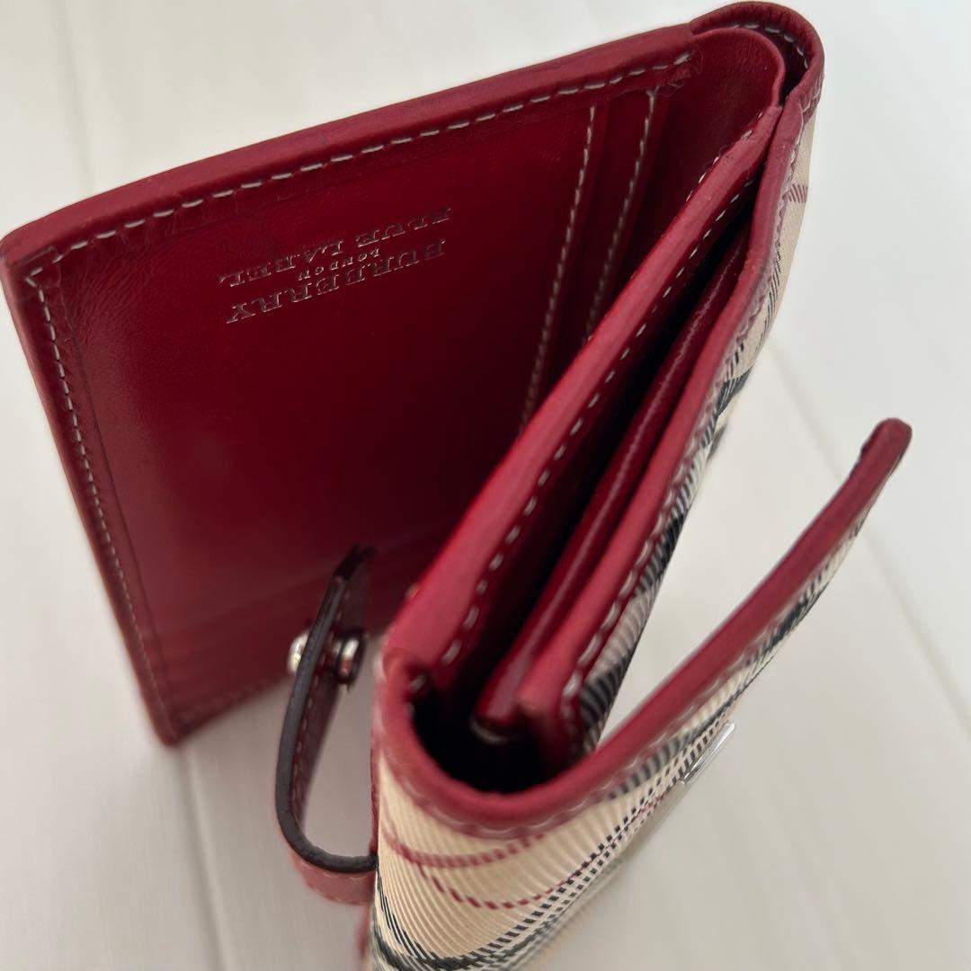 BURBERRY BLUE LABEL ⭐︎二つ折り財布 ノバチェック バーバリー