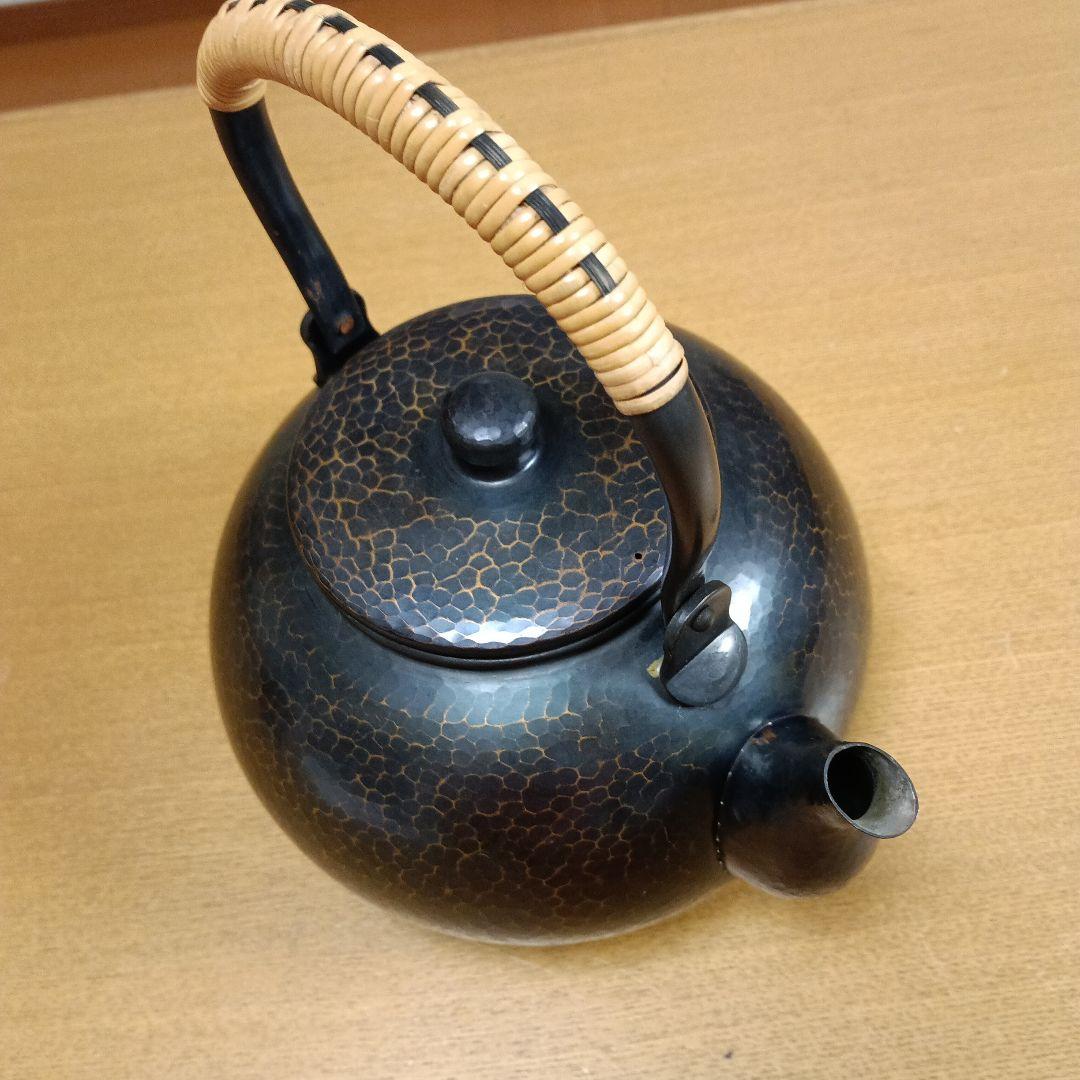 北越堂　鎚起 銅器 やかん