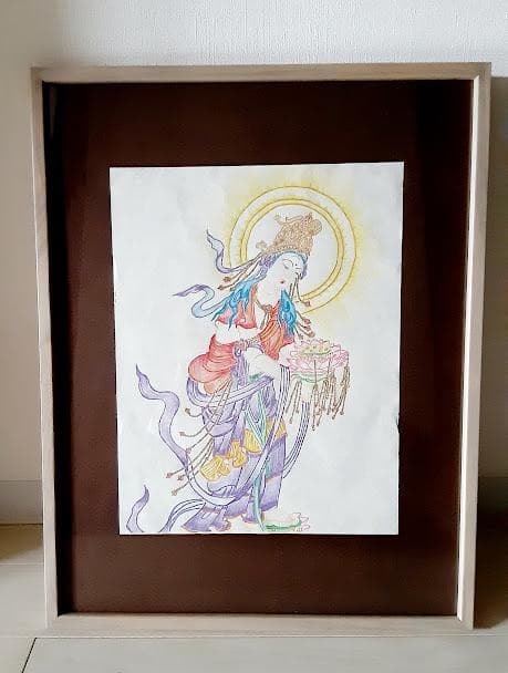 五十嵐由家　仏画　409「観世音菩薩」