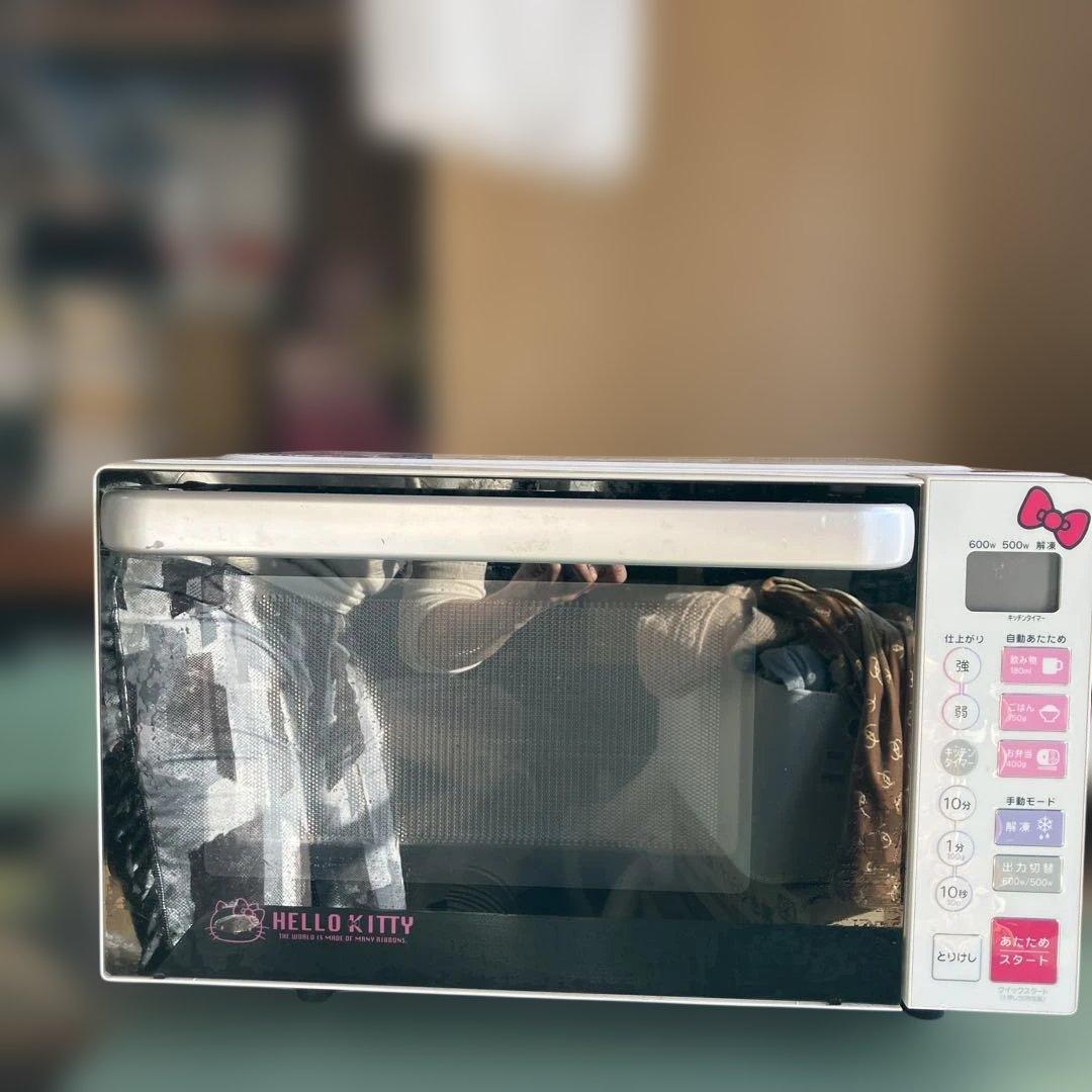 ハローキティ × ヤマダ電機 電子レンジ RMW-S18D1 限定品 16年製