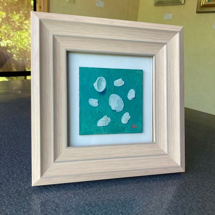 「海からの贈り物」板絵テンペラ画