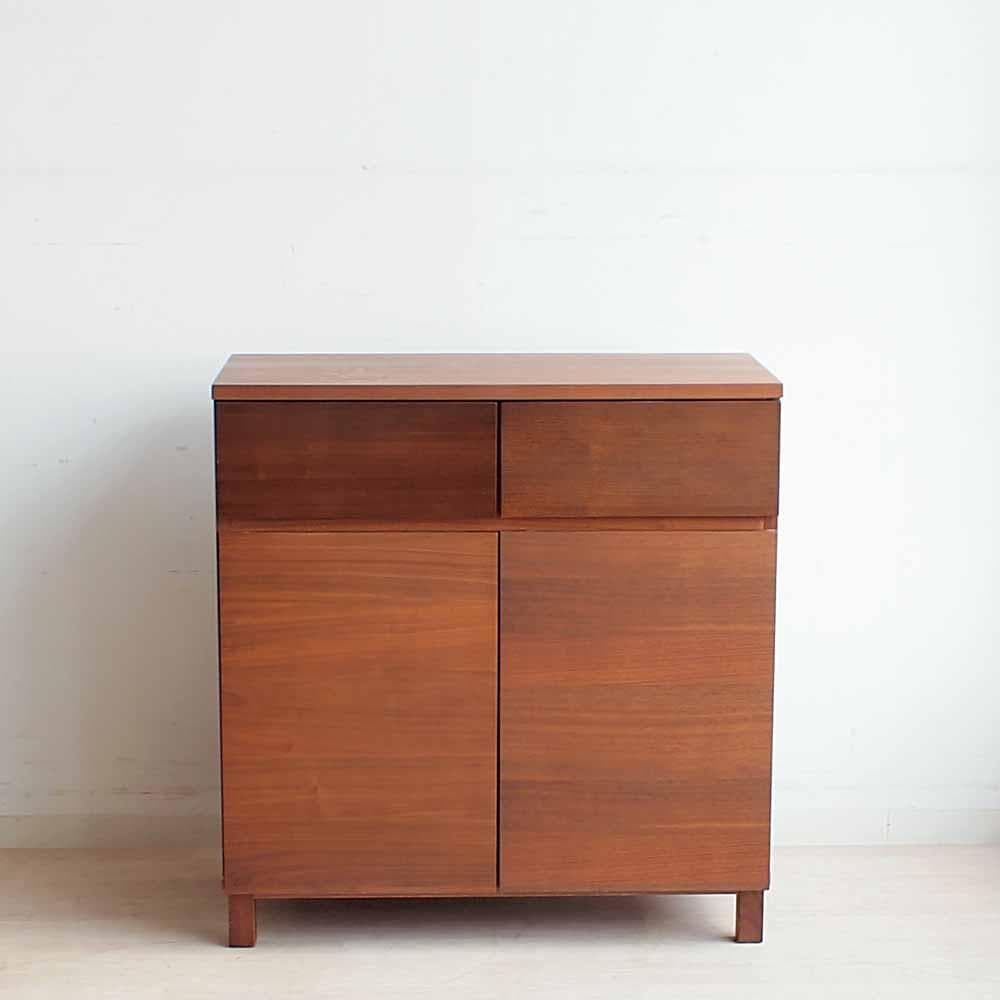 無印良品/MUJI ウォールナット材 キャビネット 80cm ZR24319