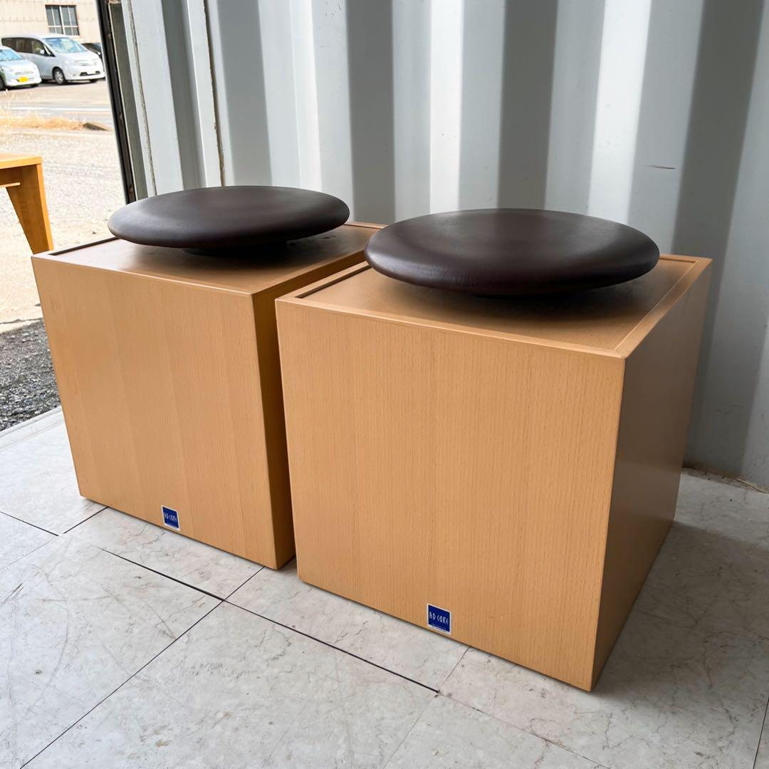 取付無料！エーディコア サーコロデュエ CIRCOLO II 本革スツール2脚