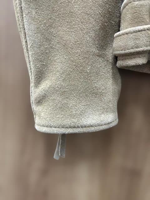 NANOUNIVERSE ナノユニバース ベージュ シングルライダースジャケット