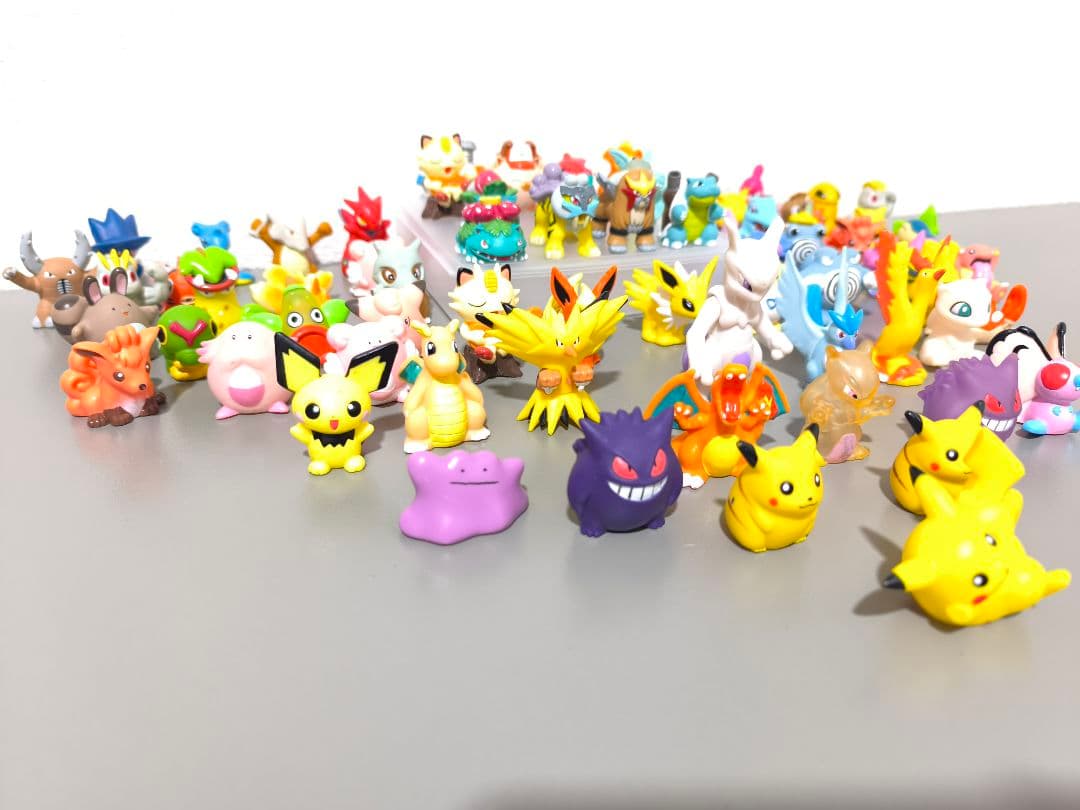 ポケモン　指人形　ソフビ　71体　まとめ売り　ピカチュウ　ミュウツー　ゲンガー等