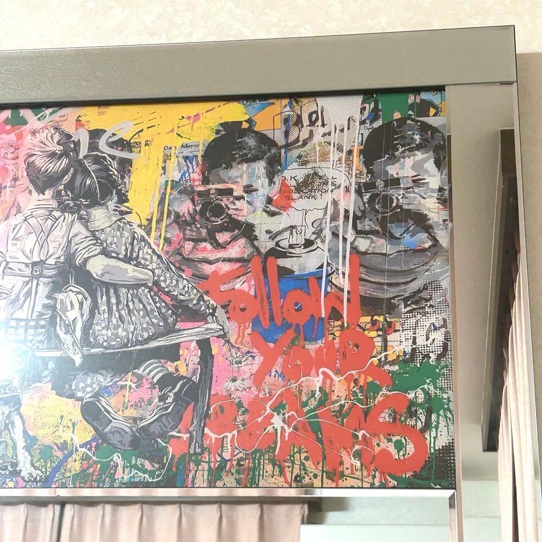 POP アメコミ 現代 アート スプレー バンクシー LOVE カラフル 転写