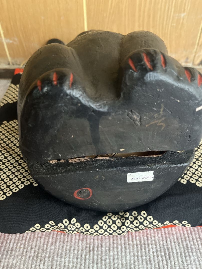 黒い招き猫 アンティーク品