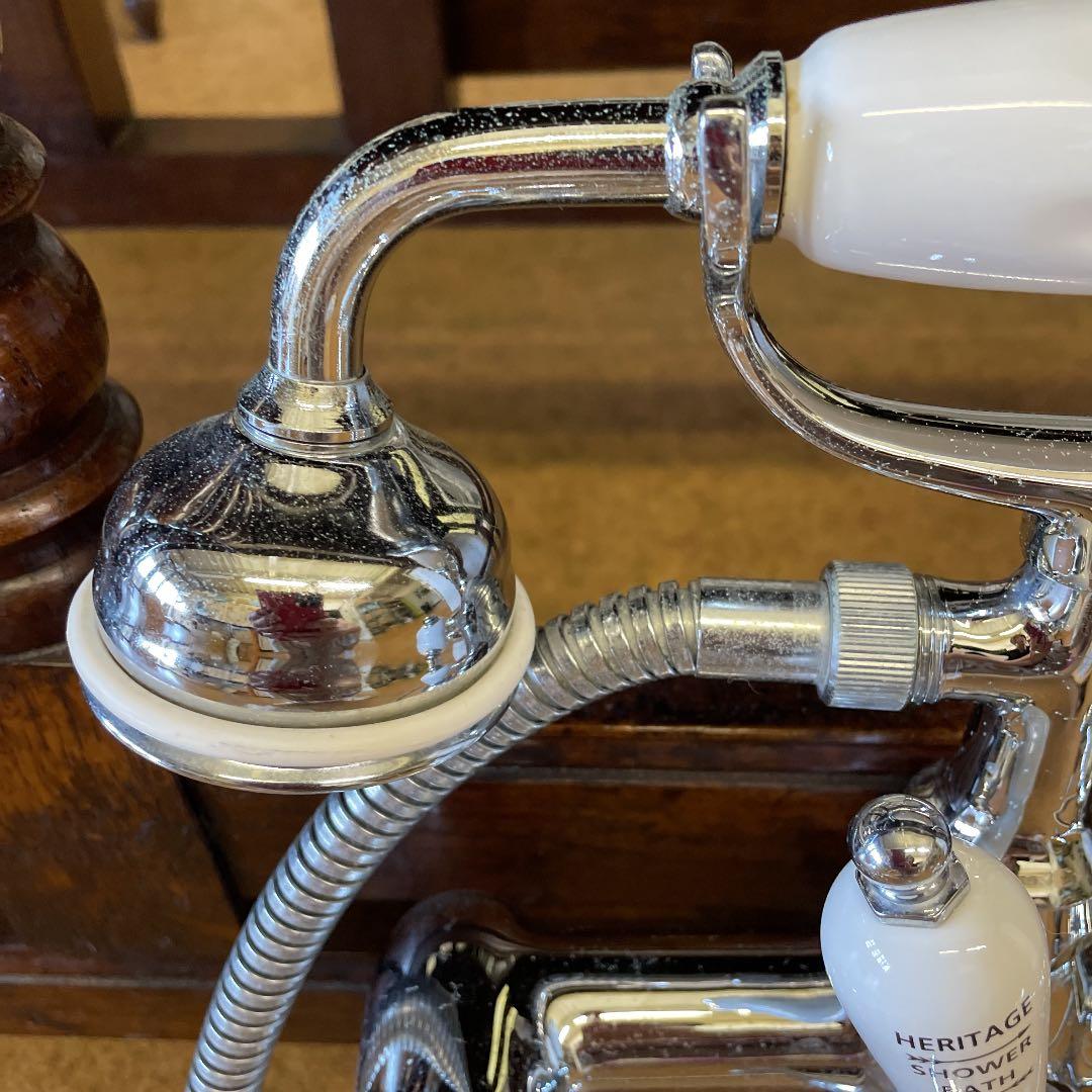 クラシックテレフォンシャワー　アンティークシャワー混合水栓