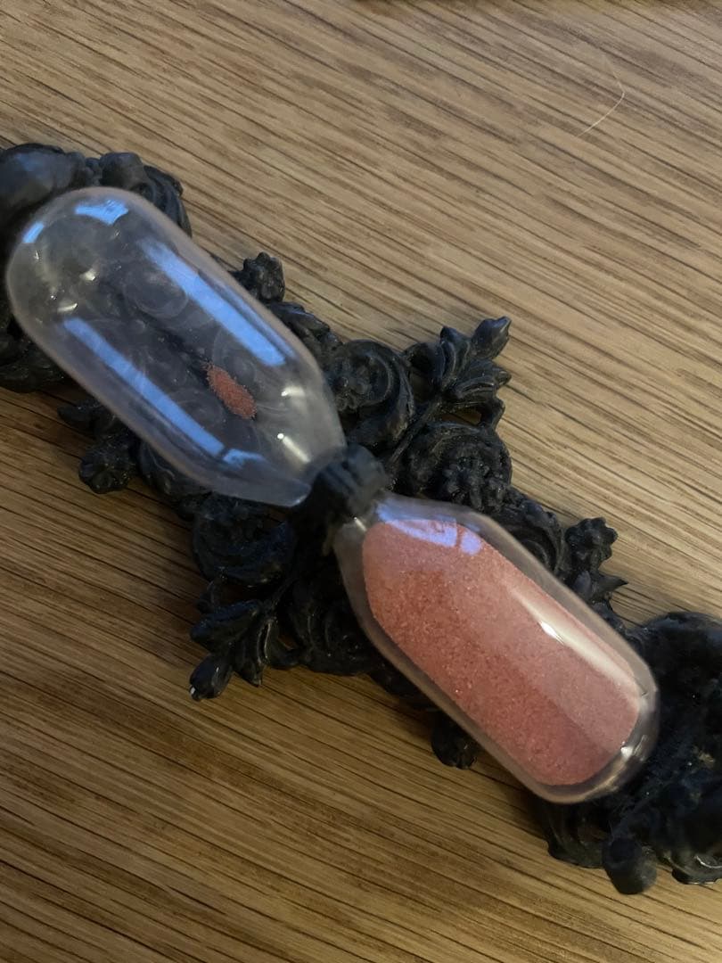 【希少】アンティークピンクが可愛い砂時計