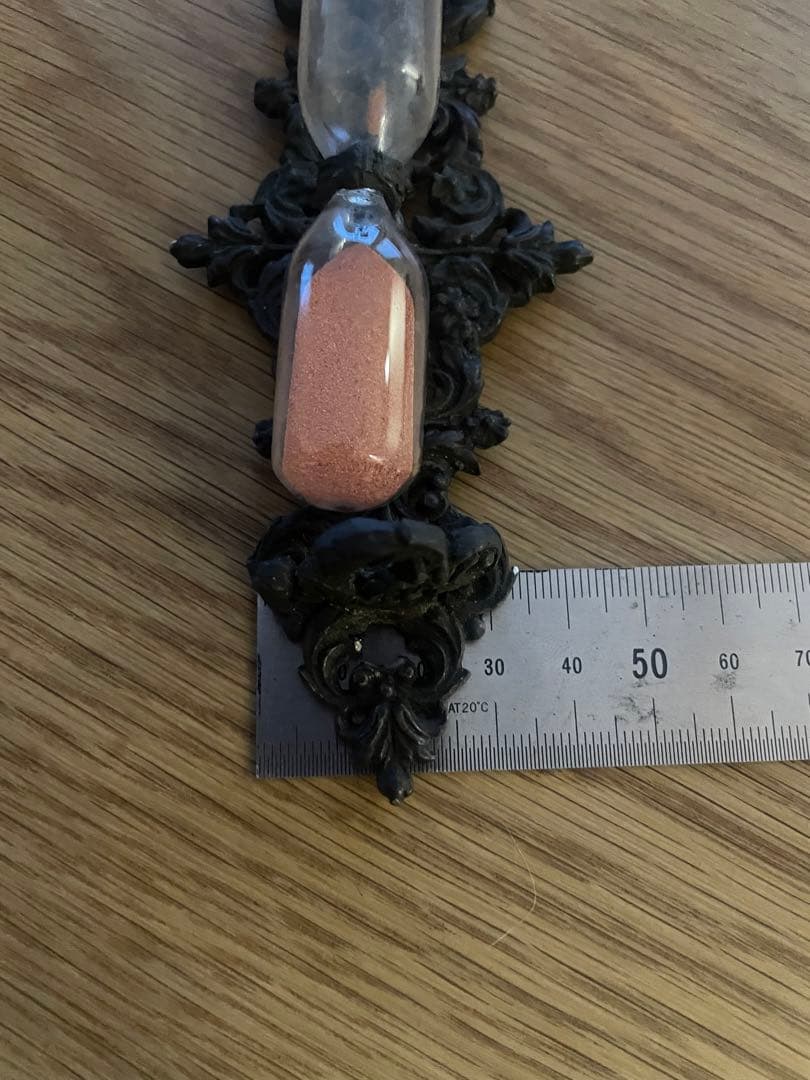 【希少】アンティークピンクが可愛い砂時計