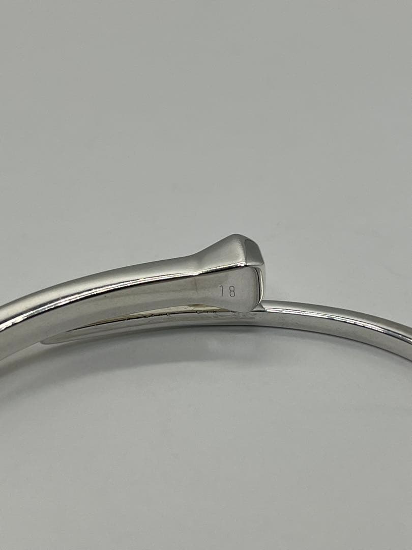 グッチ GUCCI 釘モチーフ バングル SV925 ヴィンテージ 希少