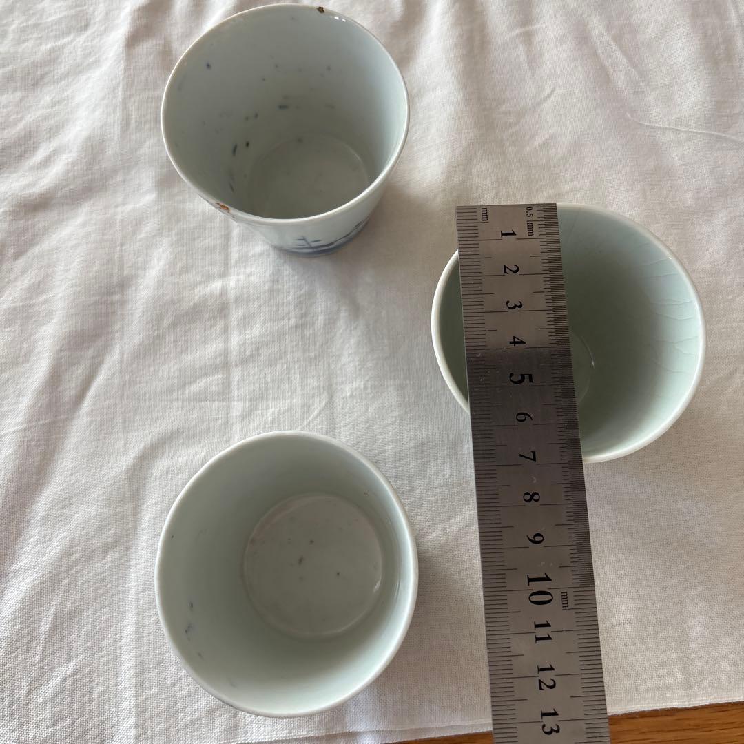 骨董　蕎麦猪口　湯呑み　3個セット