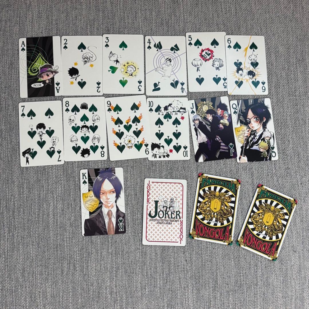 【未使用】家庭教師ヒットマンREBORN リボーン2009 原作絵トランプ