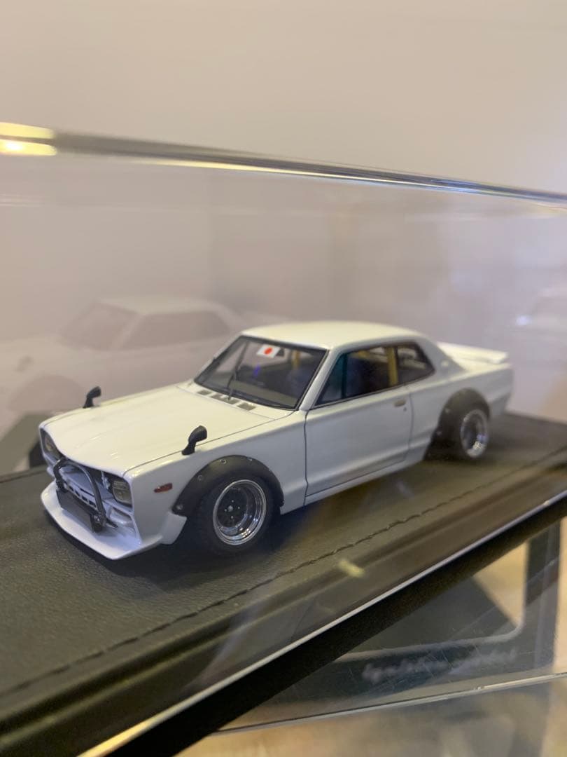 イグニッションモデル　1/43 LBWK ハコスカ ホワイト　0714