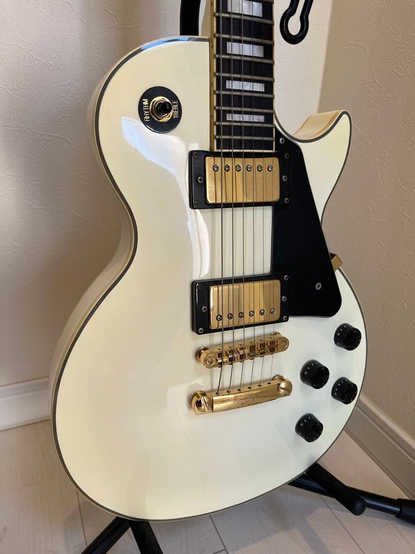 BUSKER'S バスカーズ レスポール カスタム BLC 白