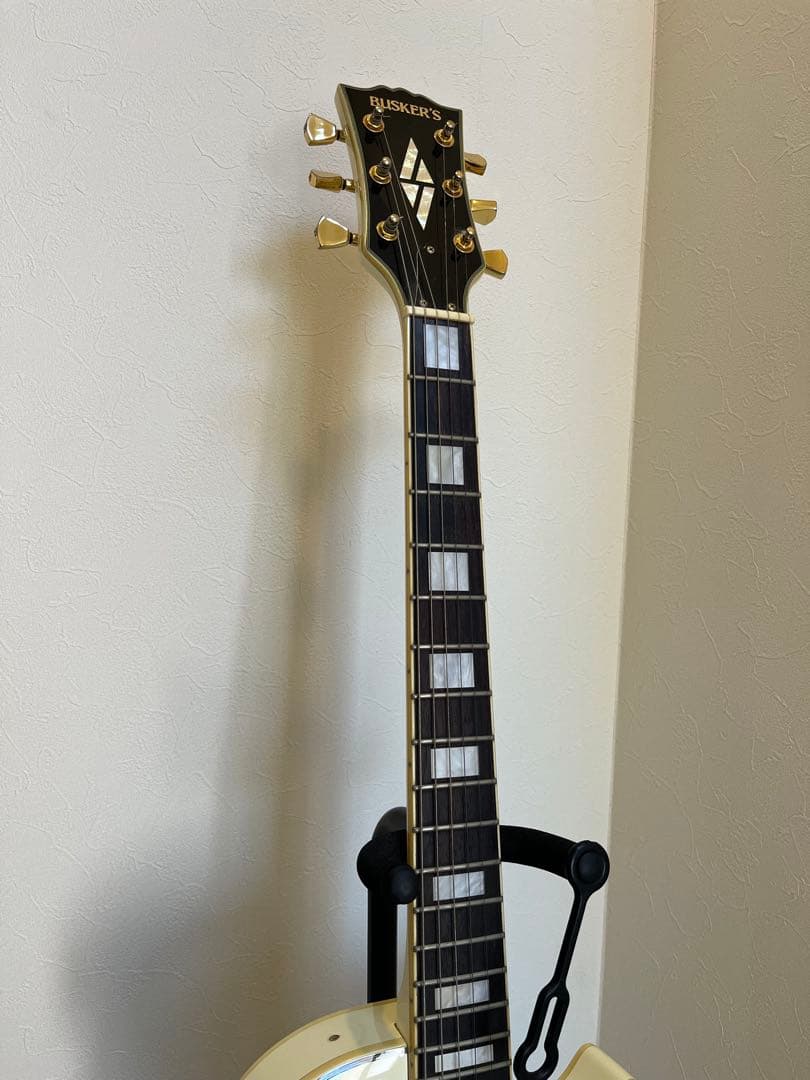 BUSKER'S バスカーズ レスポール カスタム BLC 白