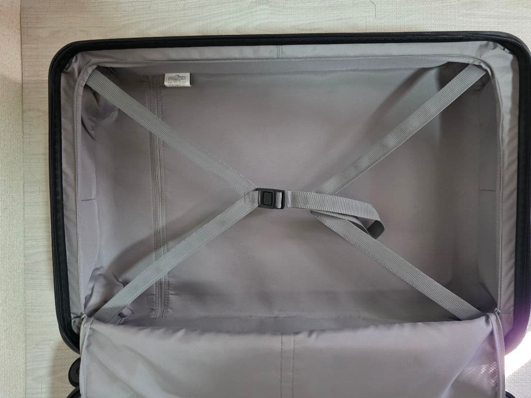 【鍵付き】無印良品　ブラック キャリーケース