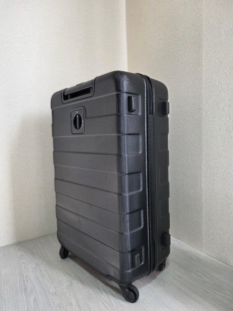 【鍵付き】無印良品　ブラック キャリーケース