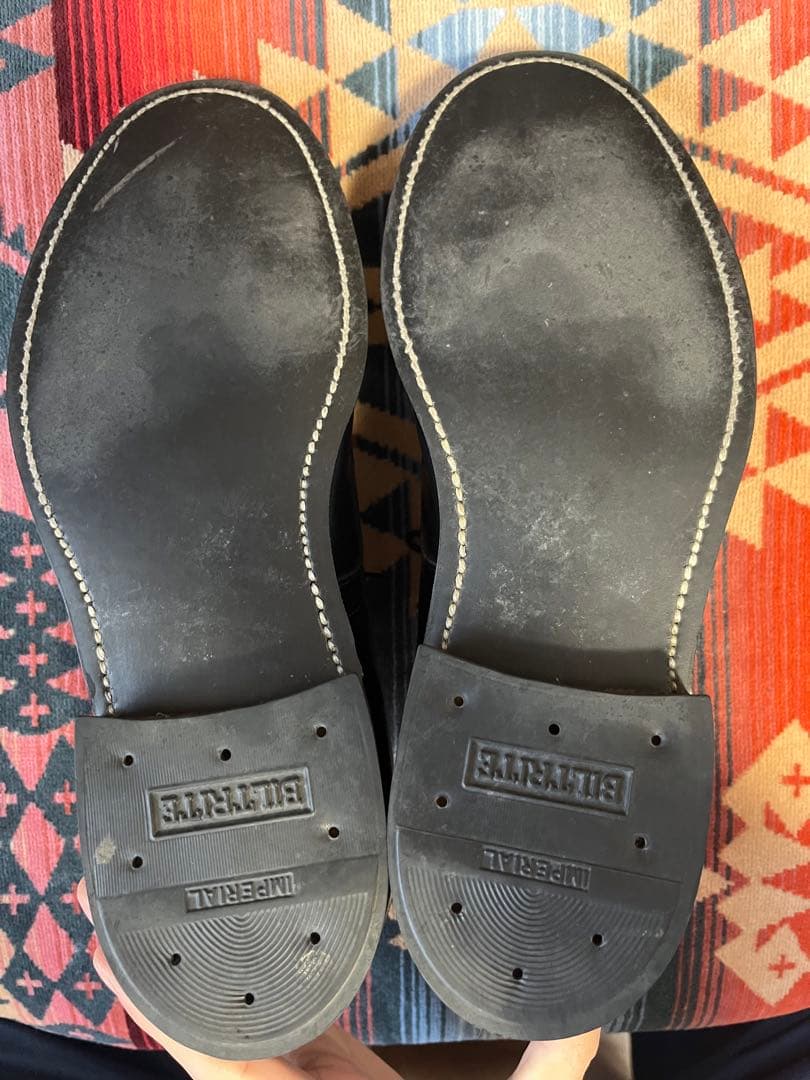 90's アメリカ軍 US NAVY レザーソール サービスシューズ