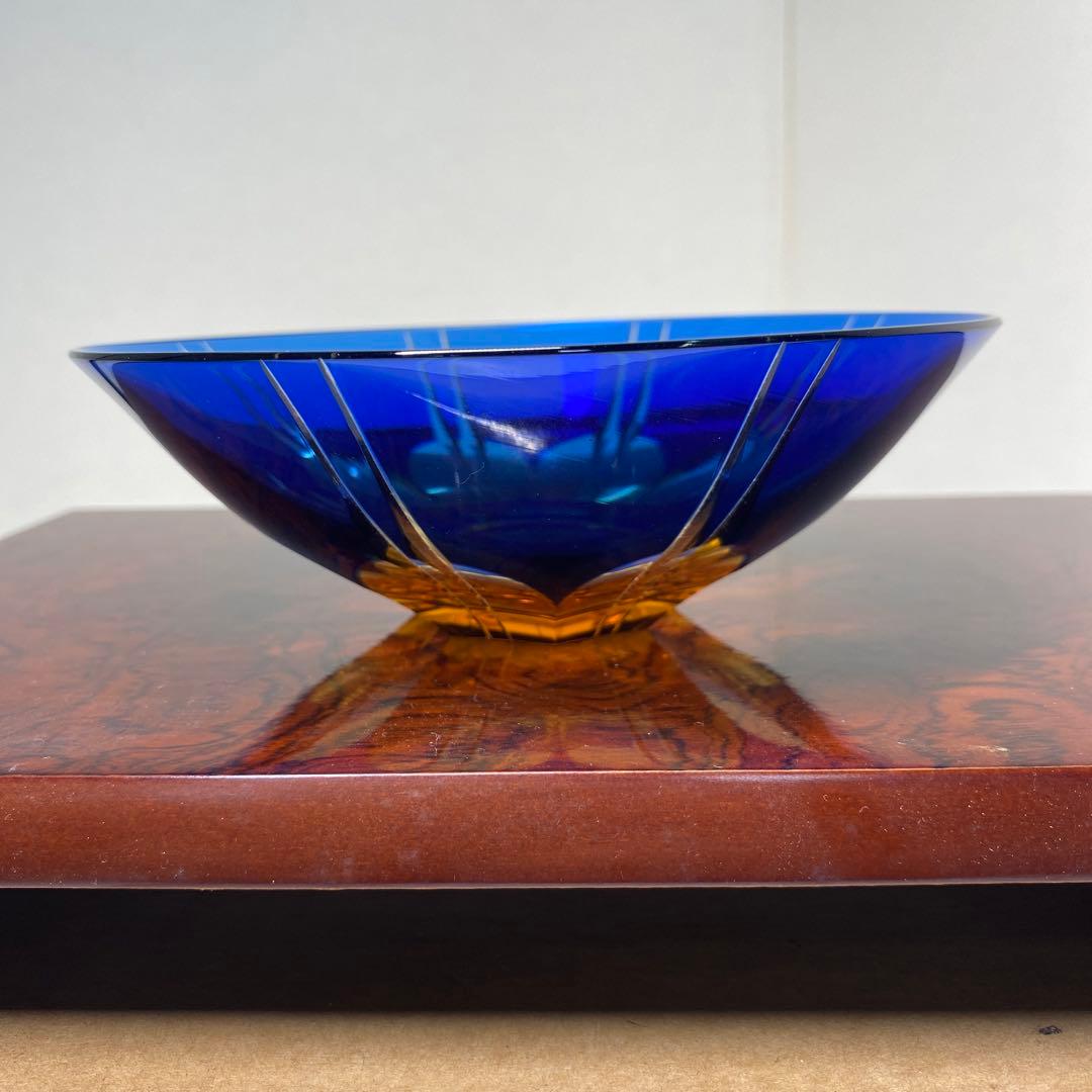 【茶道具】HOYACRYSTAL 冷抹茶碗（共箱）