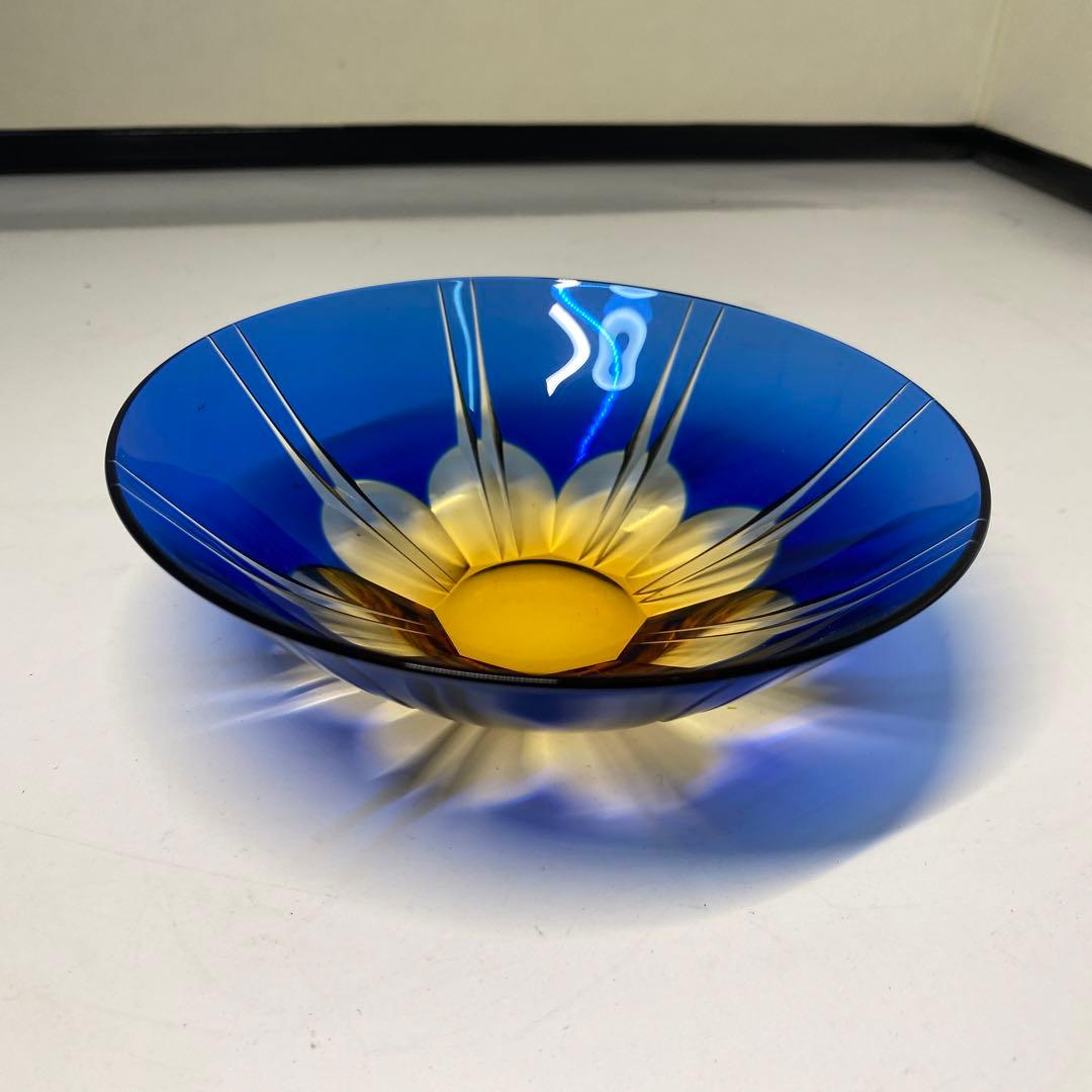 【茶道具】HOYACRYSTAL 冷抹茶碗（共箱）