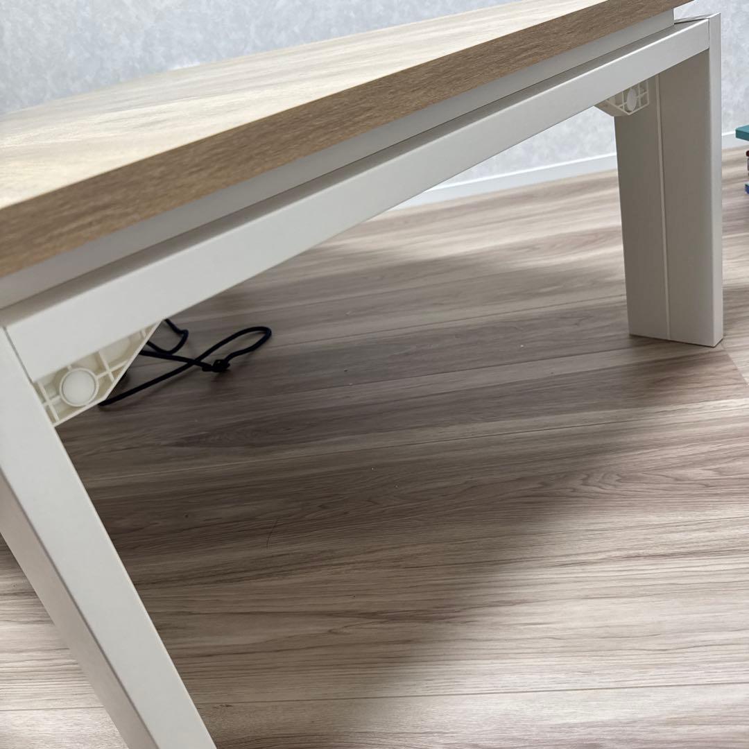 ニトリ　フラットヒーター付きリビングこたつ　こたつテーブル