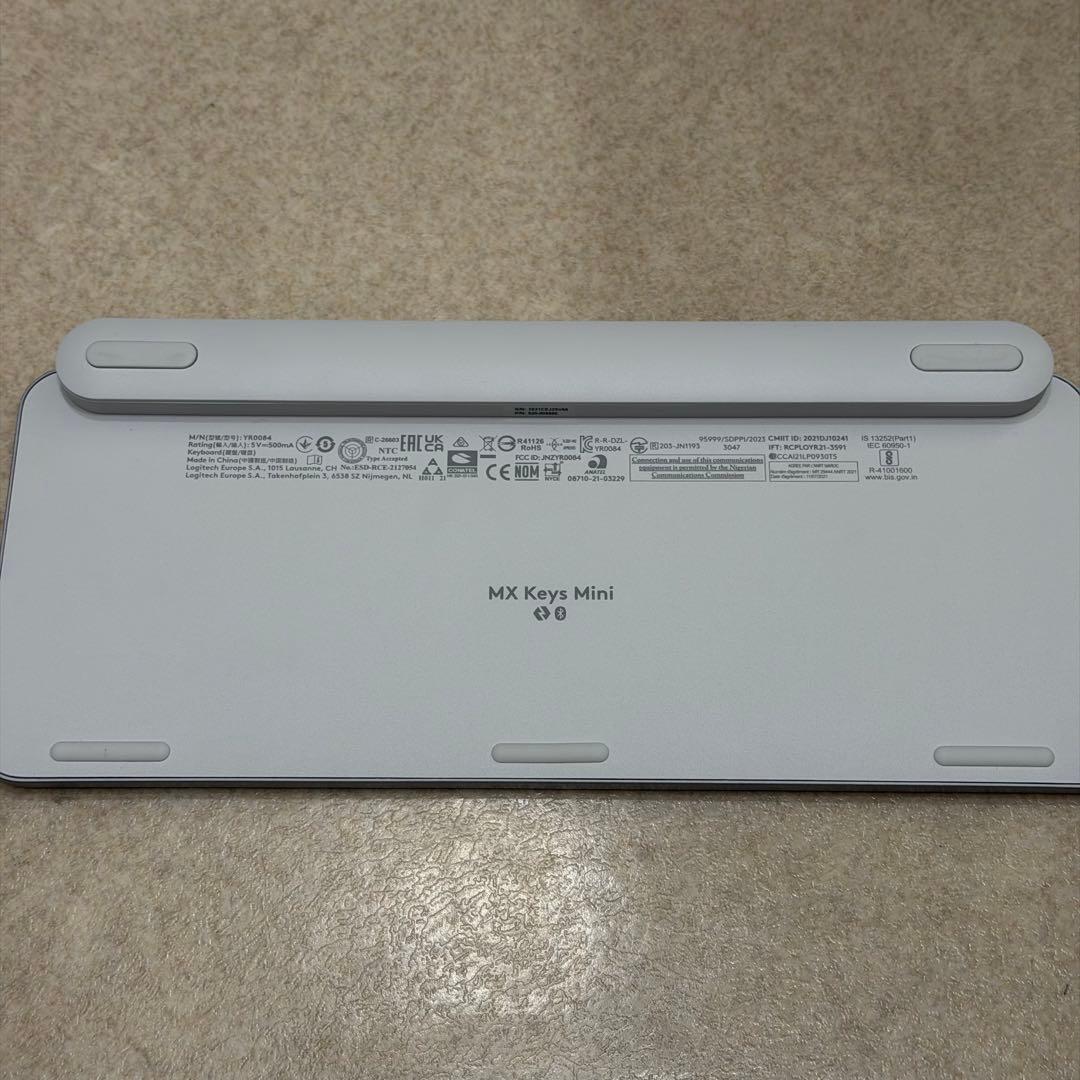 MX Keys Mini ペールグレー｜美品｜購入3日使用｜保証2年・付属品完備