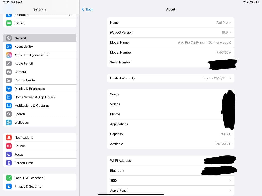 iPad Pro 第6世代 M2 256GB シルバー