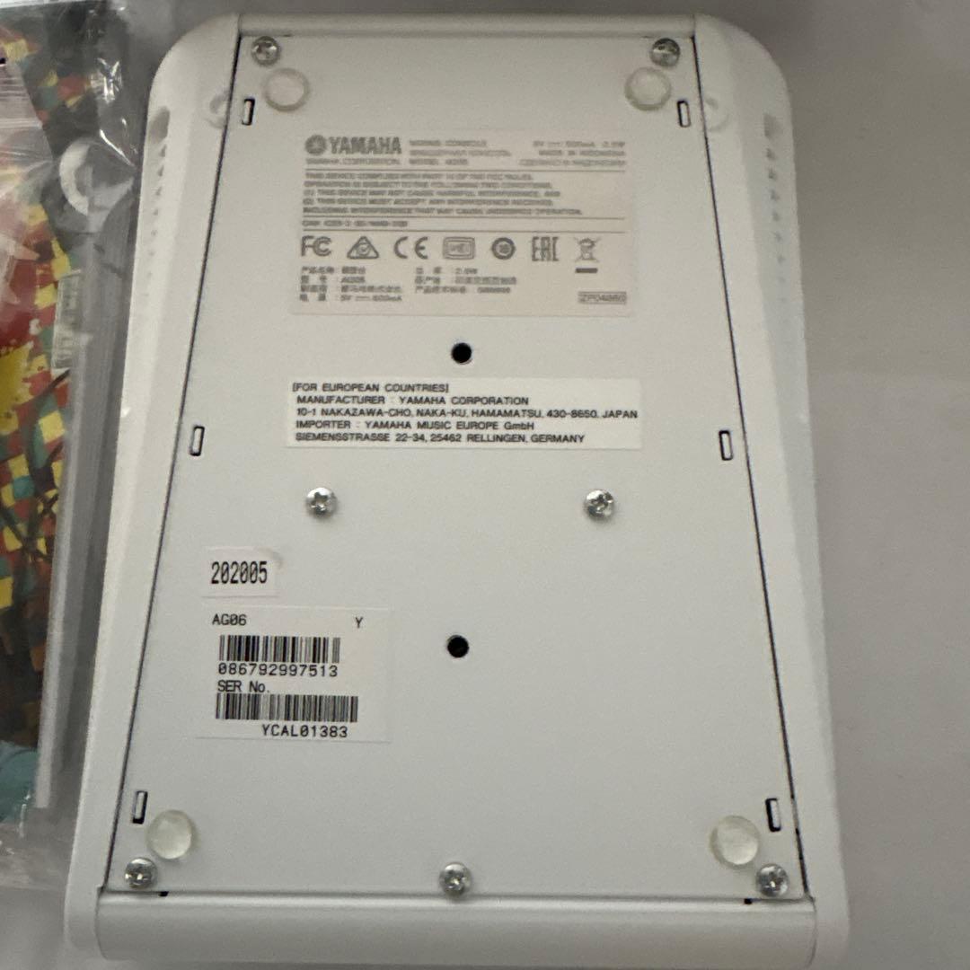 美品YAMAHA AG06 ヤマハ ミニミキサー USBバスパワー ホワイト