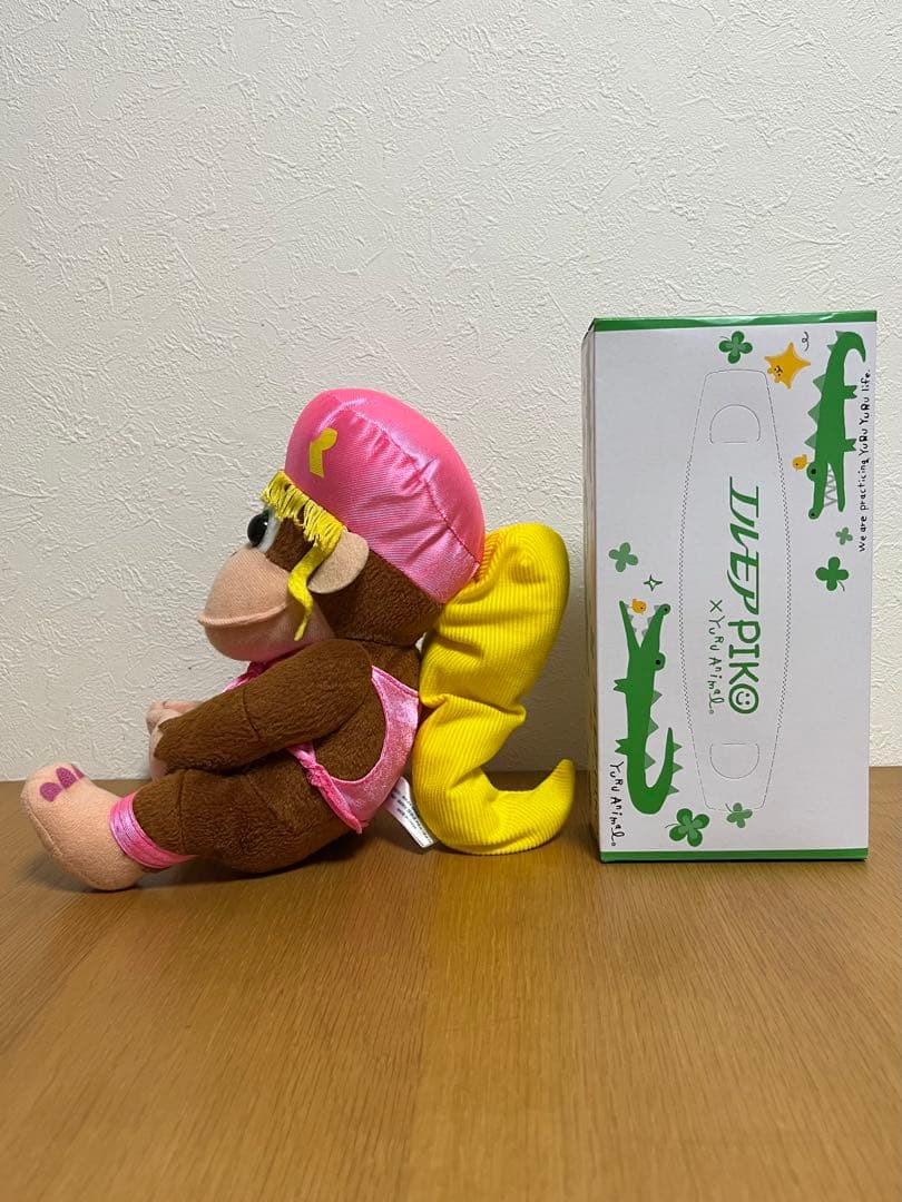 スーパードンキーコング2 ディクシーコング ぬいぐるみ 美品