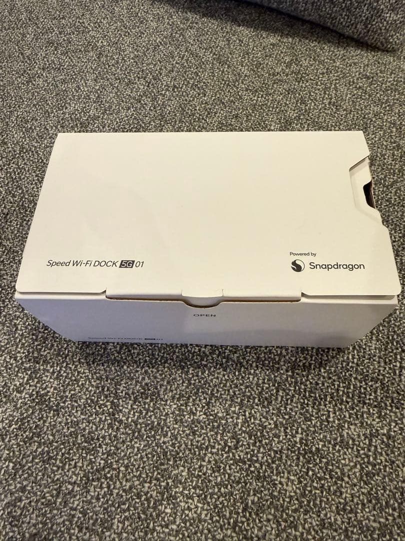 【新品未使用】 Speed Wi-Fi DOCK 5G 01 ブラック