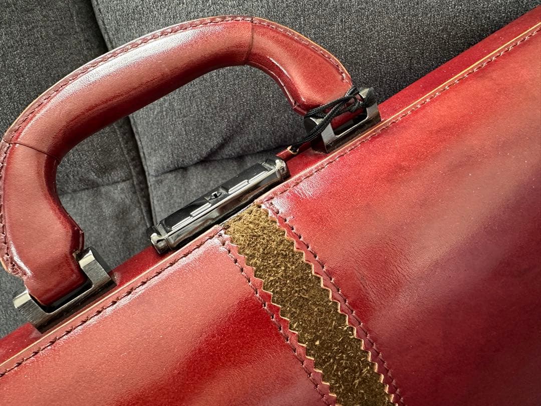 美品 DRAWER ダレスバッグ 本革 ビジネスバッグ ドクターズバッグ