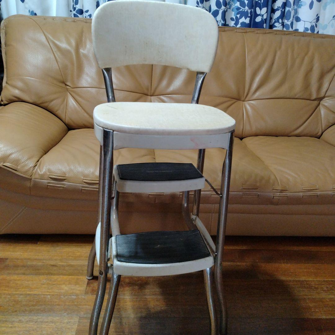 米国USAステップチェア椅子Coscoビンテージミッドセンチュリー古道具レトロ